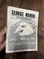 OEM Factory Service Manual Harley-Davidson FLT/FXR 1993 & 1994 Models 99483-94