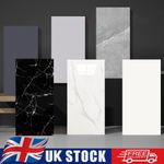 100 Pack Self-Adhesive Marble Tiles Sticker Stick On Wall Home Kitchen Bathroom