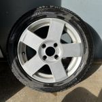 1x FORD FIESTA MK6 Alloy Wheel 15" Inch With Tyres 6mm 4x108 ET52.5 6J 02-09