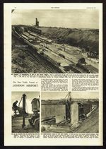 London Airport / Heathrow Airport New Traffic Tunnel 1951 Photo Article R706