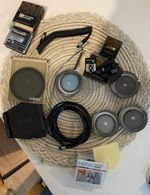 Olympus TTL flash ascessories & filter bundle & original focus screen