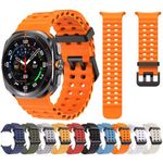 For Samsung Galaxy Watch Ultra 47mm 2025 Silicone Strap Watch Band Ocean Loop