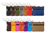 New Key Pouch Genuine Leather Small Coin Card Key Ring Wallet Pouch Purse 6825