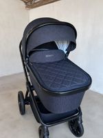 Venicci Pram Carrycot Bassinet Black Newborn Baby Pushchair Carry Cot UK