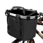 Bicycle Front Basket Bike Handlebar Pet Dog Cat Carrier Bag Collapsible Folding