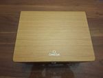 Genuine OMEGA Large Wooden Watch Box Travel Case excellent condition