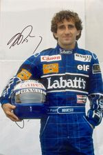 Alain Prost Ferrari Formula One Legend Autographed Signed Photo + COA (1)