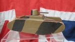 WWII Wooden Toy Tank – Trench Art / Folk Art – Hand Made – Vintage Military