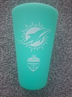 NEW Miami Dolphins Silicone Pint Glass