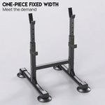 Adjustable Barbell Rack Squat Stand Pair Weight Lifting Bench Press Home Gym UK