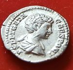 Geta AR Denarius 209 -211 AD Rome mint  19.5mm -3.38g