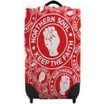 Northern Soul All Over Red Caseskinz Suitcase Cover *SUITCASE NOT INCLUDED* 
