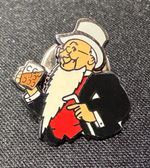 Old Father William Enamel Pin - William Younger & Co Ltd brewery.