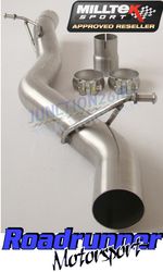 Milltek Audi S3 8P 2.0T Exhaust Non Resonate Centre Pipe 2.75" LOUDER MSAU289REP