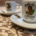 Cafe A Brasileira Espresso Cups Set of 2 Original Chiado Lisboa Bica Porcelain