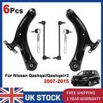 For Nissan Qashqai 2007-2015 Front Suspension Control Arms Wishbones Links Rods