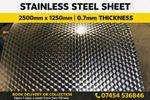 Stainless Steel Sheets 2500 x 1250 x 0.7 mm Kitchen Wall Cladding/circle polish 