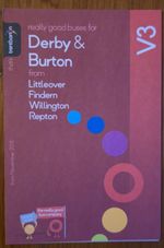 Trentbarton Bus service V3 Timetable (2018) Derby