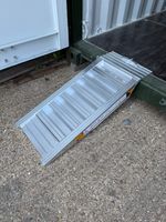 Container Ramps 3 Ton capacity Aluminium 1m x 40cm Wide 8cm high from Jacksta
