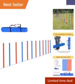 Durable Dog Agility Equipment with Carrying Bag - Ideal for Training Sessions