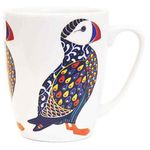 Paradise Birds Puffin Mug 400ml Oak Shape Queens Churchill China Dishwasher Safe