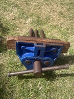 Record No. 52 Woodworking Bench Vice Vise Made In England Cast Iron Vintage