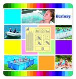 BESTWAY Underwater Adhesive Repair Patches 10 Pack Pool Spa Liner Inflatable