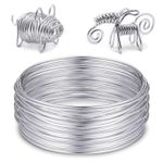 Aluminium Craft Wire 0.50mm 0.70mm 0.90mm 1mm 1.25mm 1.6mm 2mm Jewellery Making