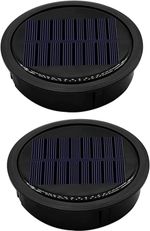 10Cm Pack of 2 Large Solar Light Replacement Top for Outdoor Hanging Lanterns, M