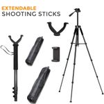 Telescopic,shooting sticks, hunting shooting stand,Gun rest,tripod stalking rest