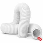Air Conditioning Duct Hose (Ø6"/152mm x 3 Metre) White P0092/152/35 Flexible PVC