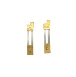 2 x French Suspension Brass Springs Wall Mantle Clock Pendulum Rods 29mm x 5mm