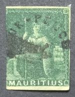 MAURITIUS QV CLASSIC 1858 4d Green (SG26) - Used/Mint?