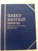 Whitman Collection VICTORIAN Pennies 1881 to 1901 Complete Folder