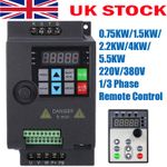 220V 380V 1.5KW 2.2KW 4KW 5.5KW Variable Frequency Drive Inverter Converter VFD