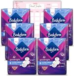 Body Form Ultra Goodnight Sanitary Towels with Wings, 48 (8 x 6 Packs)