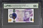 GB / England King Charles III £20 400a Low Serial EH10 981074 PMG 66 EPQ