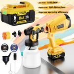 Electric Spray Gun Cordless Fence Wall Paint Sprayer For Dewalt 18V Battery