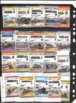 TUVALU NUKULAELAE  SC#1-20 1984-6 TRAINS/LOCOMOTVIES MNH XF OLD STAMP SET