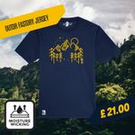 Setup® Outdr MTB Jersey - Mountain Bike Jersey in Navy - FastDry
