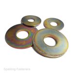 Zinc Yellow Penny Repair Mudgard Washers For Metric Screws & Bolts