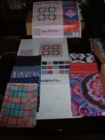 KAFFE FASSETT "HAPPY BUTTERFLIES" QUILT KIT 130X130CM