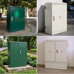 GRP Electrical Cabinet Weatherproof Lockable Enclosure Kiosk Meter Box Housing