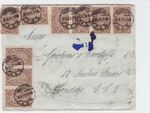 german 1923 multi stamps and cancels  stamps cover ref r14787