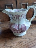 Antique 1831 William IV and Queen Adelaide Large Coronation Jug In Magenta ⁶⁷