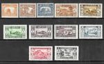 Lebanon stamps 1930-35 Sc # 114/127 MH/VG/F (as pictured)