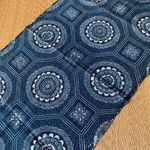 Vintage Japanese Textile Aizome Indigo Blue Fabric Scrap 73.5×33.5cm G55841