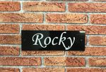 Customised Granite stable door horses name plaque sign signs plate 12"x3"