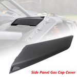 Black Right Side Panel Gas Cap Cover For Can-Am Maverick X3 Turbo RR 2020-2022