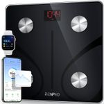 RENPHO Bluetooth Body Fat Scale Digital Smart Bathroom Weight Scales